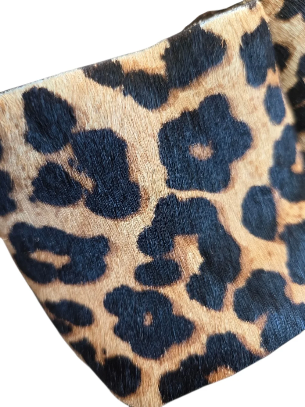 Franco Sarto Leopard Print Wedge Slide Sandals - Tan/Black